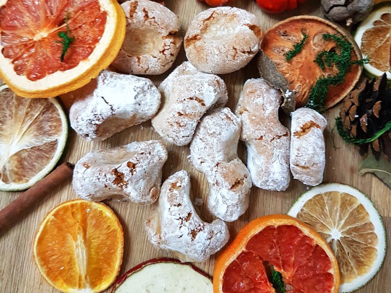 Sizilianische Mandel-Orangen Kekse